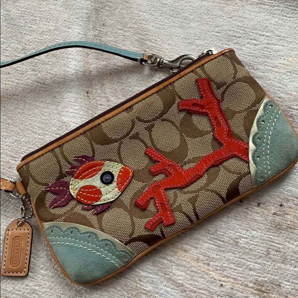 Coach Koi wristlet